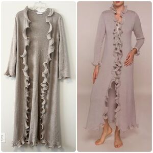 Grazia Giachi Wool Duster Cardigan